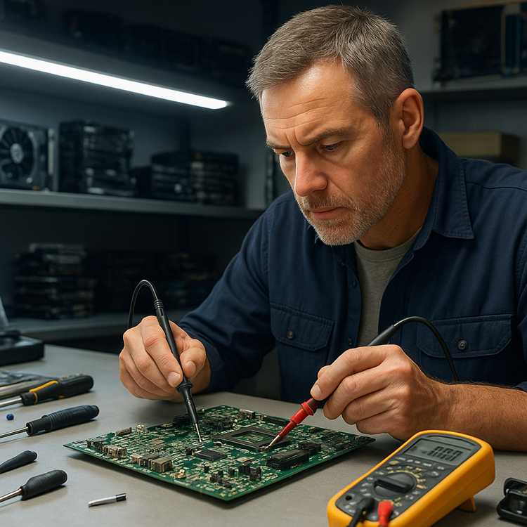 И, наконец, переходите к аппаратной диагностике. Если проблема не в программном обеспечении, начинайте тестировать отдельные компоненты. Если есть подозрение на неисправность жесткого диска, протестируйте его с помощью специализированных утилит, например, CrystalDiskInfo. Замените проблемный компонент на заведомо рабочий для проверки, если у вас есть такая возможность. Осмотрите все внутренние соединения, очистите от пыли кулеры. Используйте мультиметр для проверки напряжения на компонентах, если есть опыт работы с ним. Логическое завершение: замена неисправного компонента или переустановка ПО, в зависимости от обнаруженной причины проблемы.